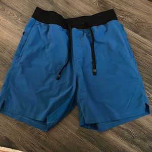 Men’s Large Fabletics Blue Gym Shorts